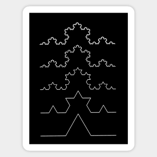 The Koch Curve Sticker